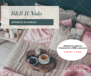 “OFFERTA 25 APRILE”